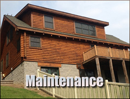  Woodleaf, North Carolina Log Home Maintenance